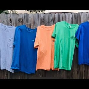 5 men’s fishing shirts.Size Large.Costa.Tommy Bahama
